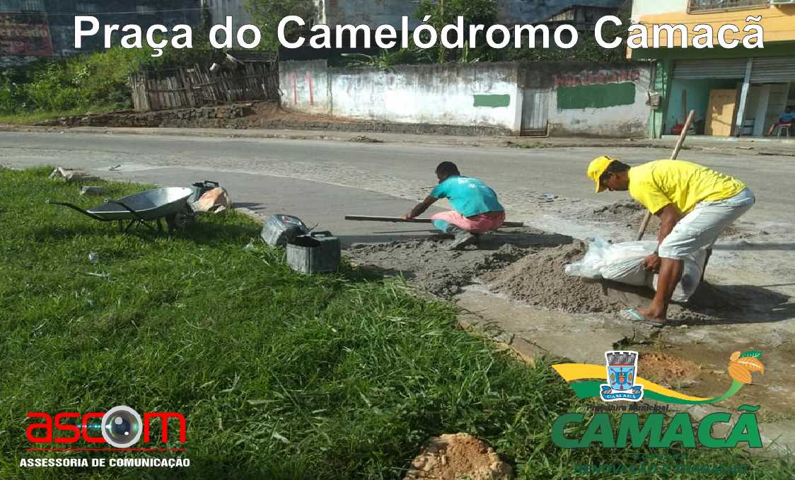 Prefeitura realiza decorações nas Pracinhas para ambiente de lazer